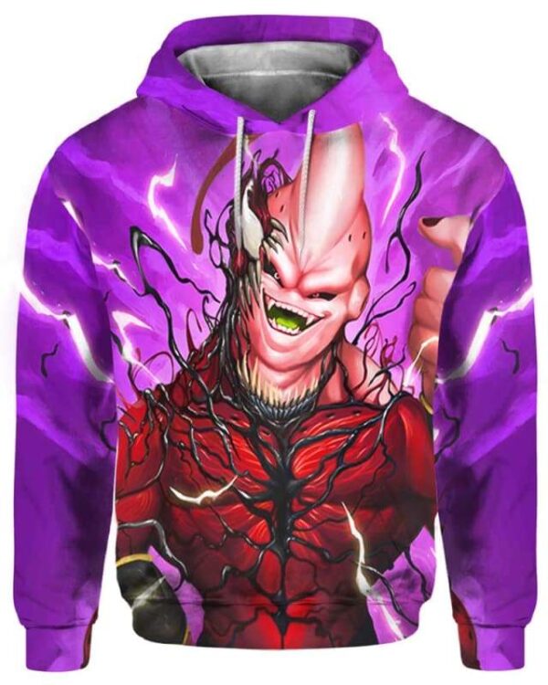 Buu and Carnage Mashup - All Over Apparel - Hoodie / S - www.secrettees.com