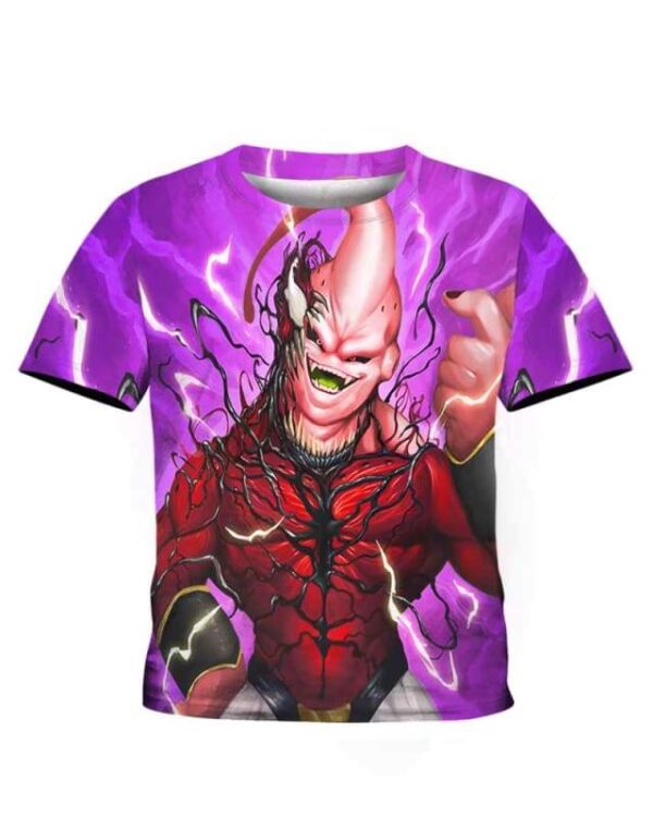 Buu and Carnage Mashup - All Over Apparel - Kid Tee / S - www.secrettees.com