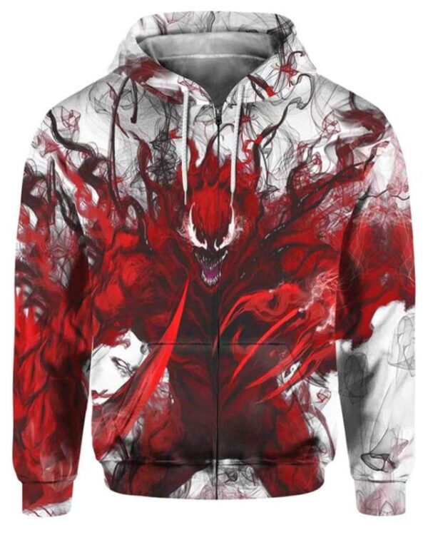 Carnage Art - All Over Apparel - Zip Hoodie / S - www.secrettees.com