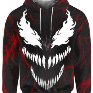 Carnage Face 3D - All Over Apparel - Hoodie / S - www.secrettees.com