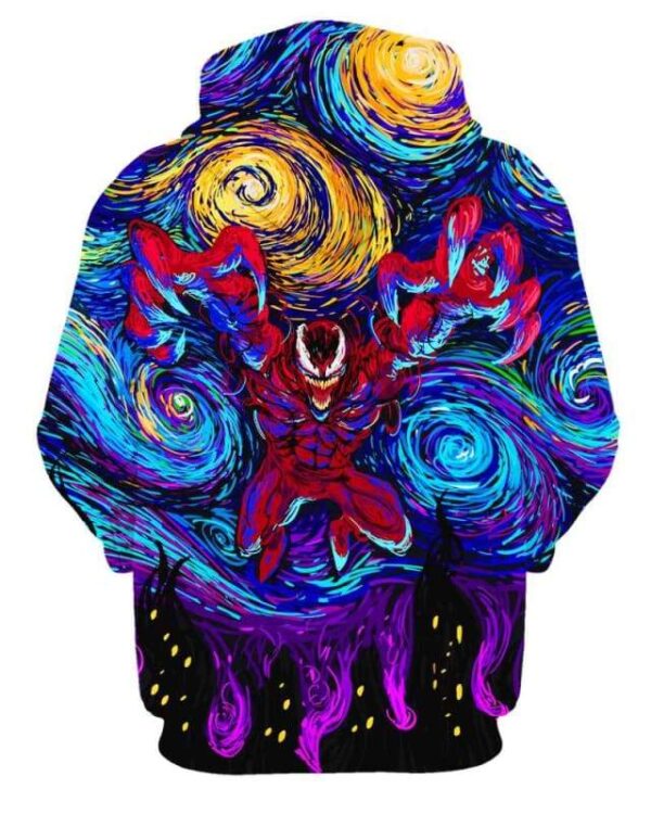 Carnage Starry Night - All Over Apparel - www.secrettees.com