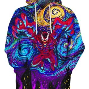 Carnage Starry Night - All Over Apparel - Hoodie / S - www.secrettees.com