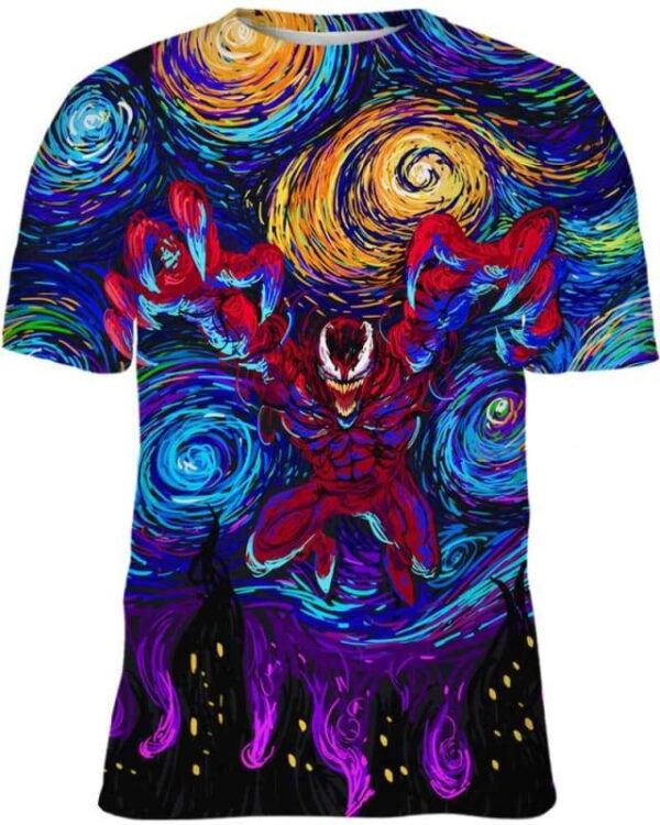 Carnage Starry Night - All Over Apparel - Kid Tee / S - www.secrettees.com