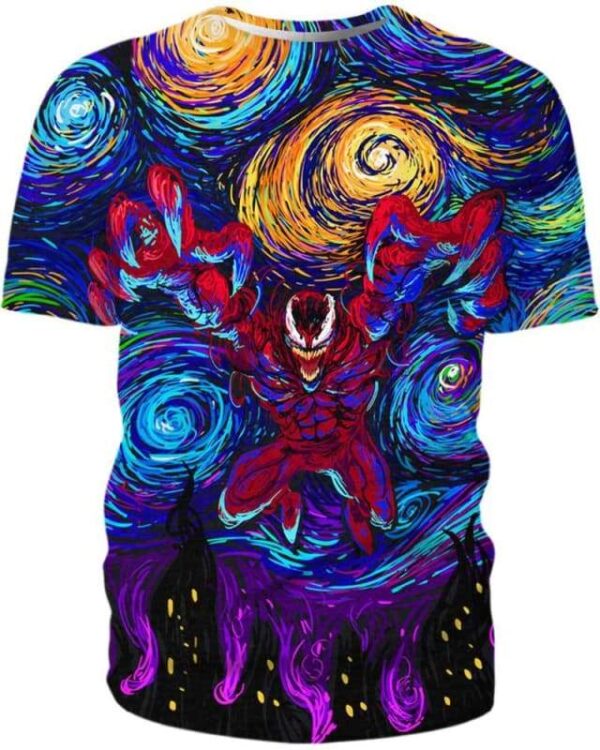 Carnage Starry Night - All Over Apparel - T-Shirt / S - www.secrettees.com