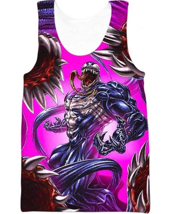 Carnivorous Tentacles - All Over Apparel - Tank Top / S - www.secrettees.com