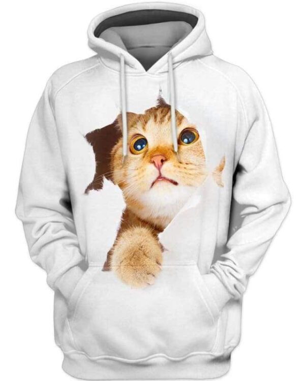 Cat and the Hole - All Over Apparel - Hoodie / S - www.secrettees.com