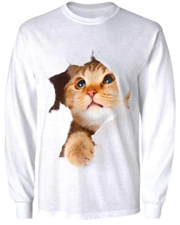 Cat and the Hole - All Over Apparel - Sweatshirt / S - www.secrettees.com
