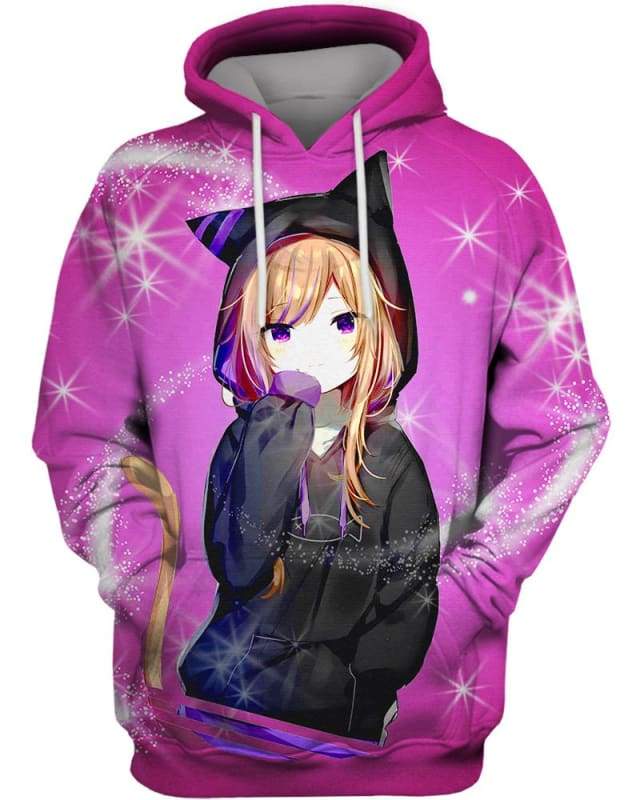 Anime Cat Hoodies