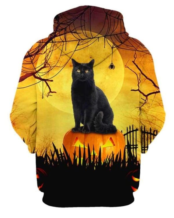Cat Halloween - All Over Apparel - www.secrettees.com