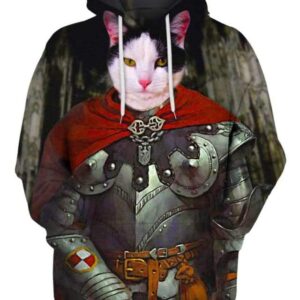 Cat Knight - All Over Apparel - Hoodie / S - www.secrettees.com