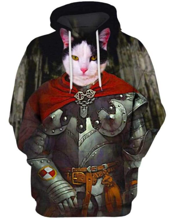 Cat Knight - All Over Apparel - Hoodie / S - www.secrettees.com