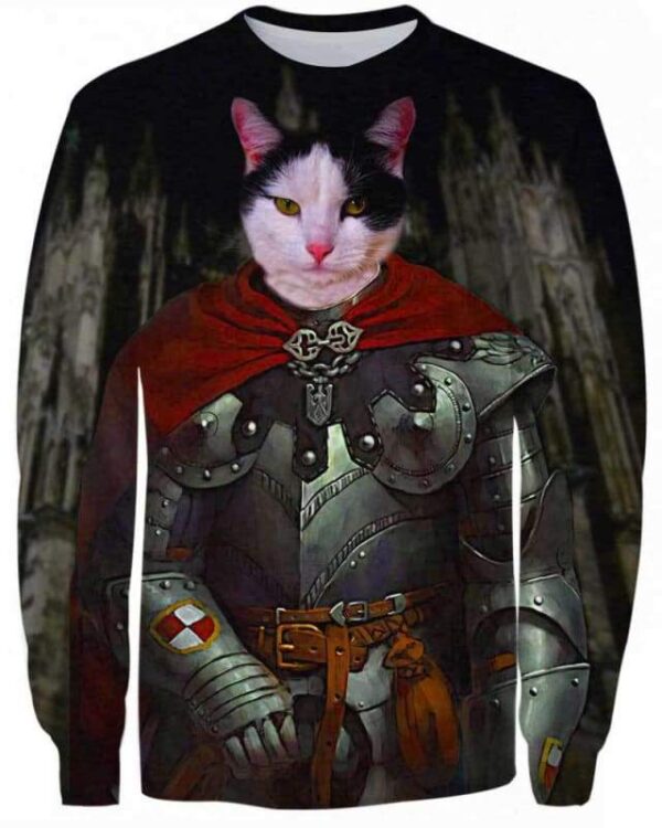 Cat Knight - All Over Apparel - Sweatshirt / S - www.secrettees.com