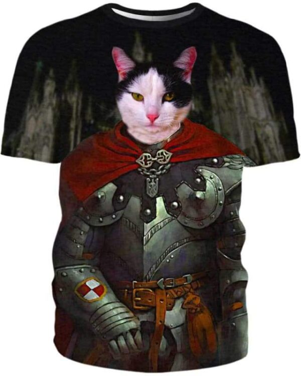 Cat Knight - All Over Apparel - T-Shirt / S - www.secrettees.com