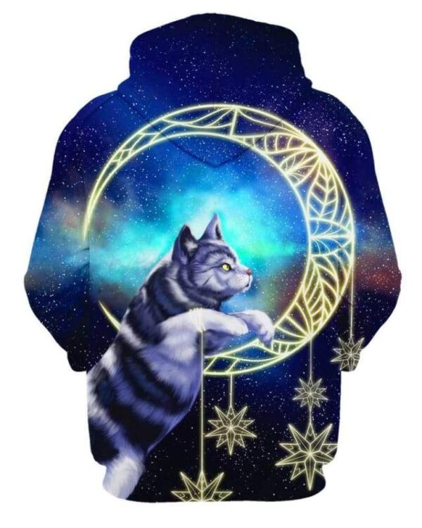 Cat Moon - All Over Apparel - www.secrettees.com