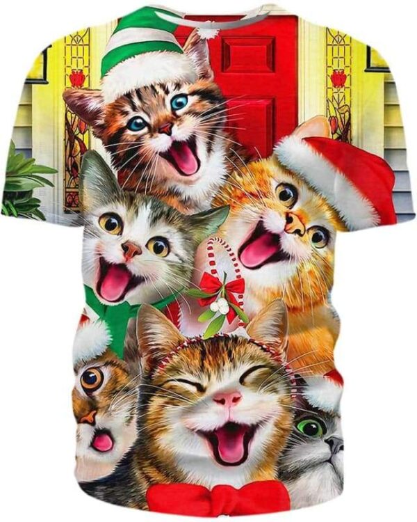 Cat Noel - All Over Apparel - Kid Tee / S - www.secrettees.com