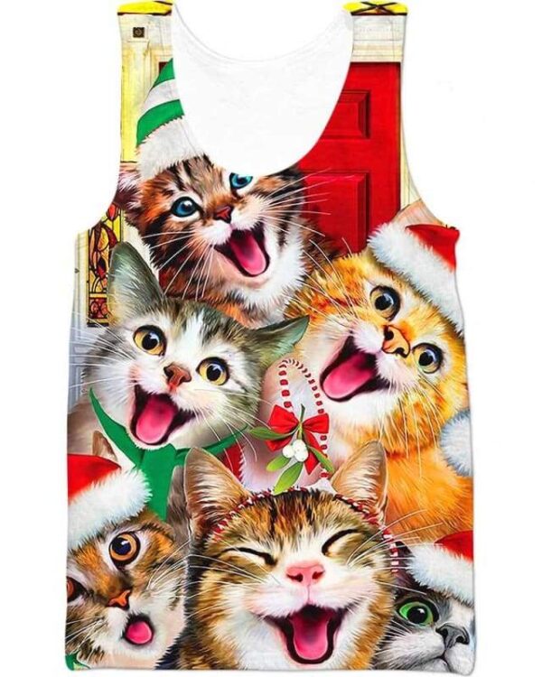 Cat Noel - All Over Apparel - Tank Top / S - www.secrettees.com