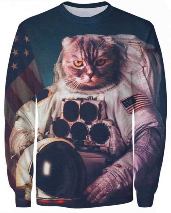 Catronaut - All Over Apparel - Sweatshirt / S - www.secrettees.com