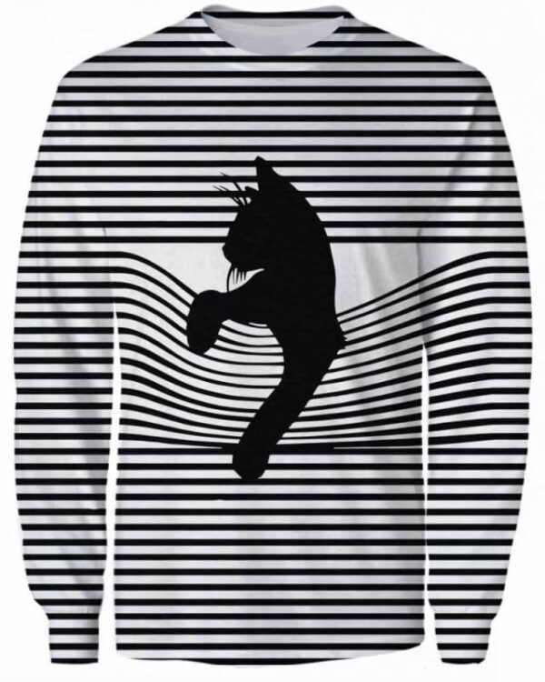 Cats 3D - All Over Apparel - Sweatshirt / S - www.secrettees.com