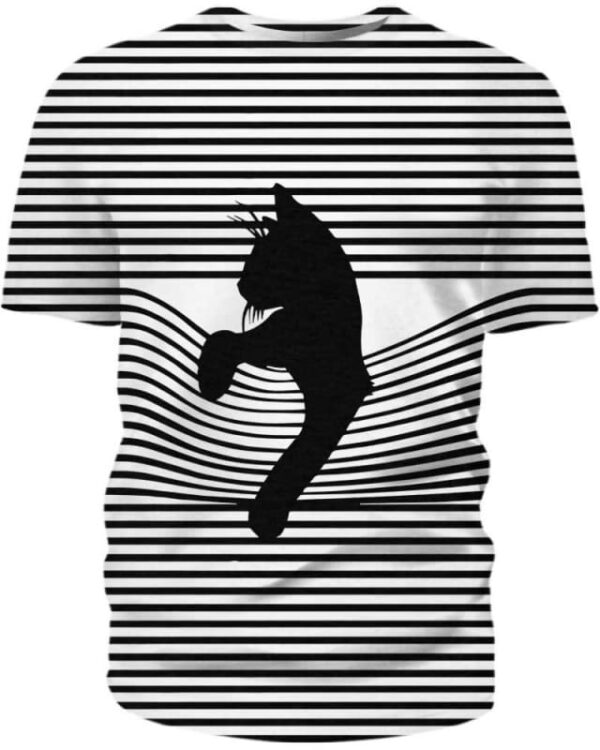 Cats 3D - All Over Apparel - T-Shirt / S - www.secrettees.com