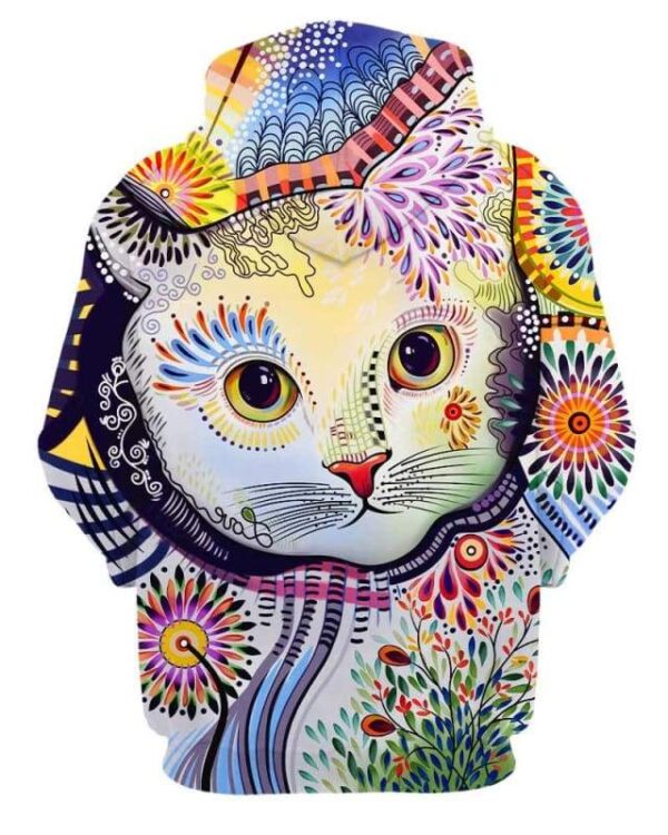 Cats Abstract Paintings - All Over Apparel - www.secrettees.com
