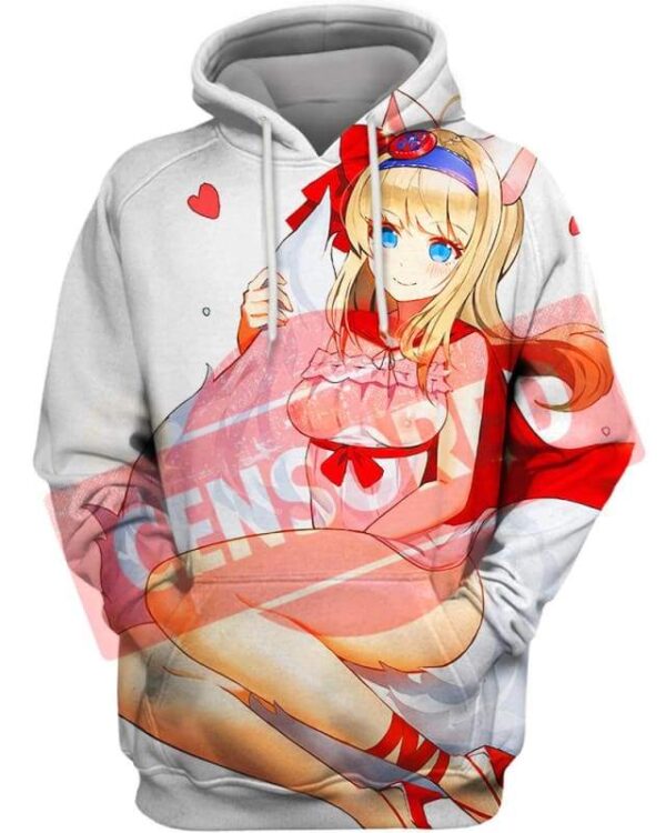 Charming Cat - All Over Apparel - Hoodie / S - www.secrettees.com