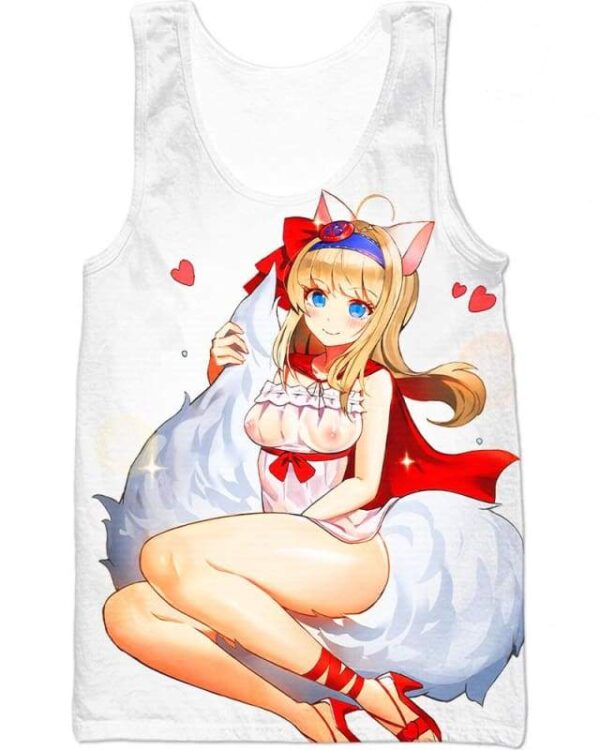Charming Cat - All Over Apparel - Tank Top / S - www.secrettees.com