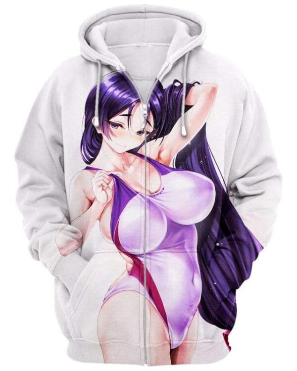 Charming Purple - All Over Apparel - Zip Hoodie / S - www.secrettees.com