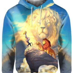 Circle of Life Lion King - All Over Apparel - Hoodie / S - www.secrettees.com