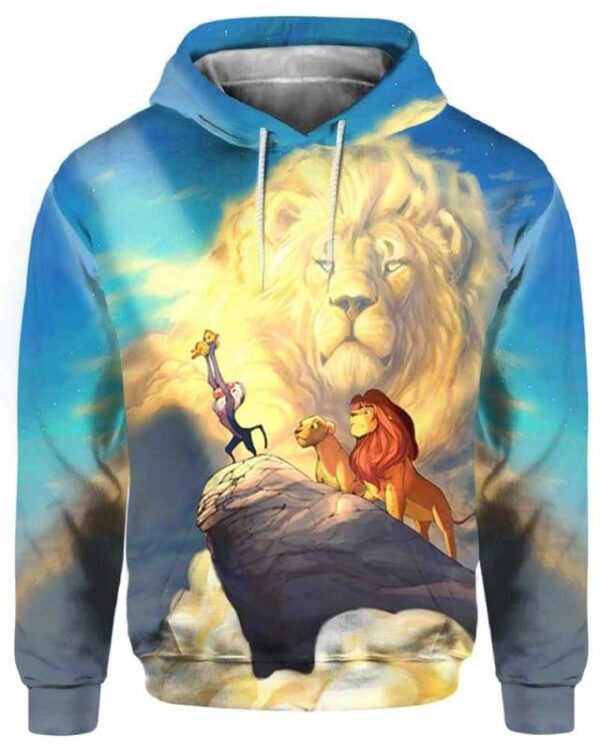 Circle of Life Lion King - All Over Apparel - Hoodie / S - www.secrettees.com