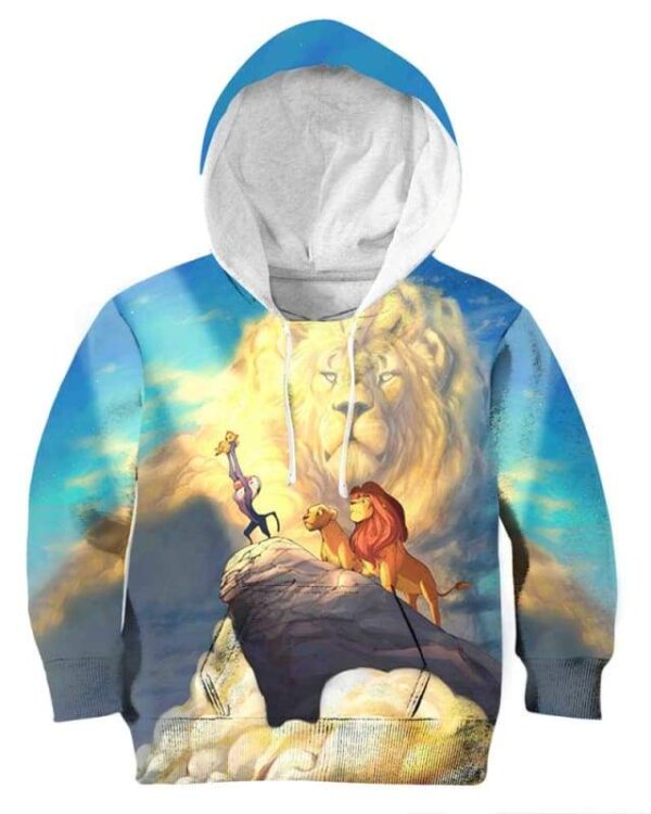 Circle of Life Lion King - All Over Apparel - Kid Hoodie / S - www.secrettees.com