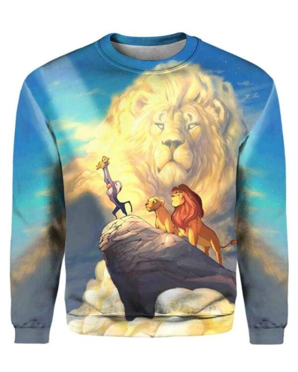 Circle of Life Lion King - All Over Apparel - Sweatshirt / S - www.secrettees.com
