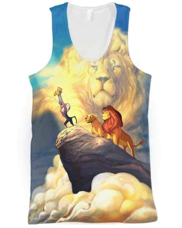 Circle of Life Lion King - All Over Apparel - Tank Top / S - www.secrettees.com