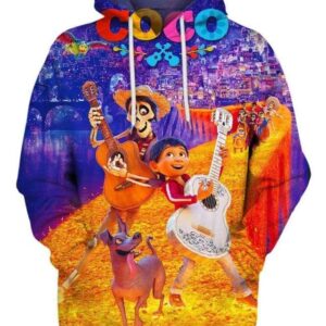 Coco Un Poco Loco Ghita - All Over Apparel - Hoodie / S - www.secrettees.com