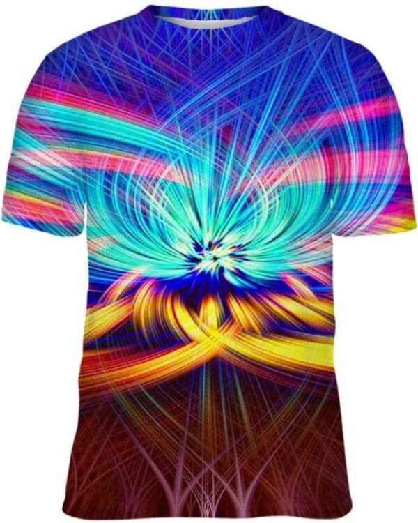 Colorful Chakra Spirituality - All Over Apparel - Kid Tee / S - www.secrettees.com