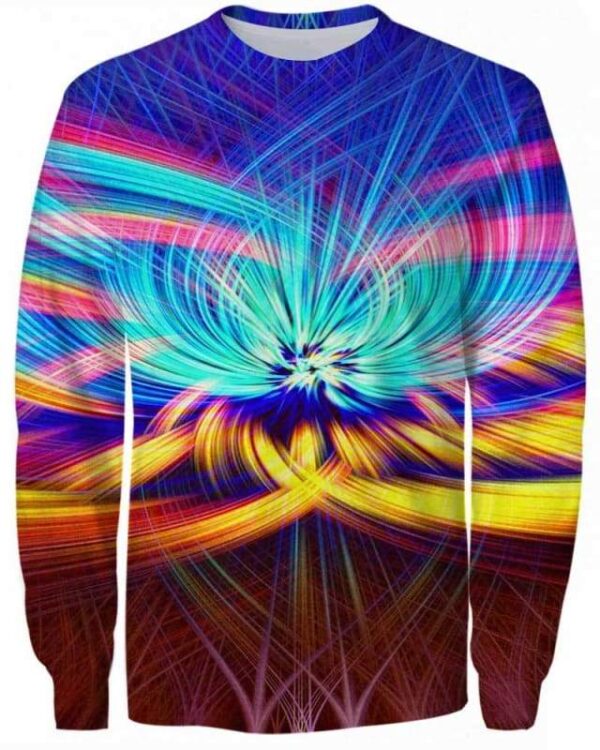 Colorful Chakra Spirituality - All Over Apparel - Sweatshirt / S - www.secrettees.com