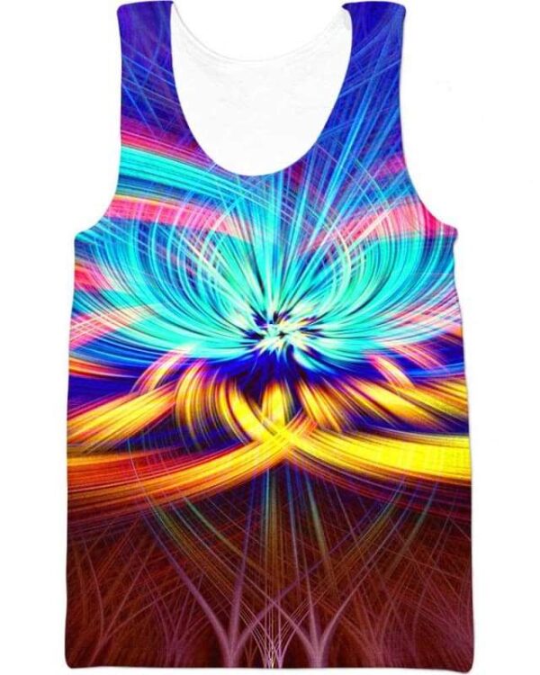 Colorful Chakra Spirituality - All Over Apparel - Tank Top / S - www.secrettees.com