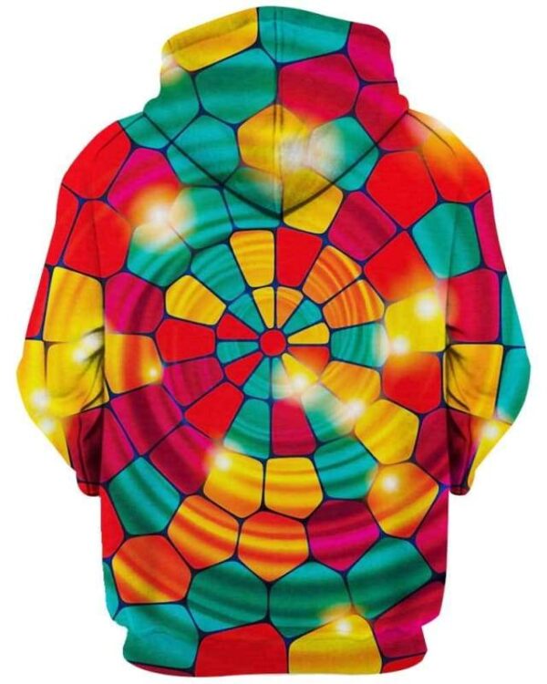 Colorful Circles of Lights - All Over Apparel - www.secrettees.com