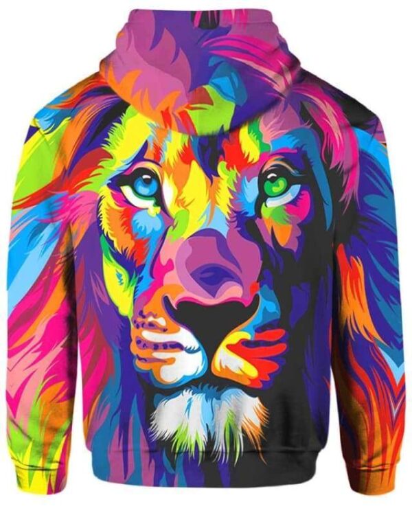 Colorful Lion Art 3D T-shirt - marvel - www.secrettees.com
