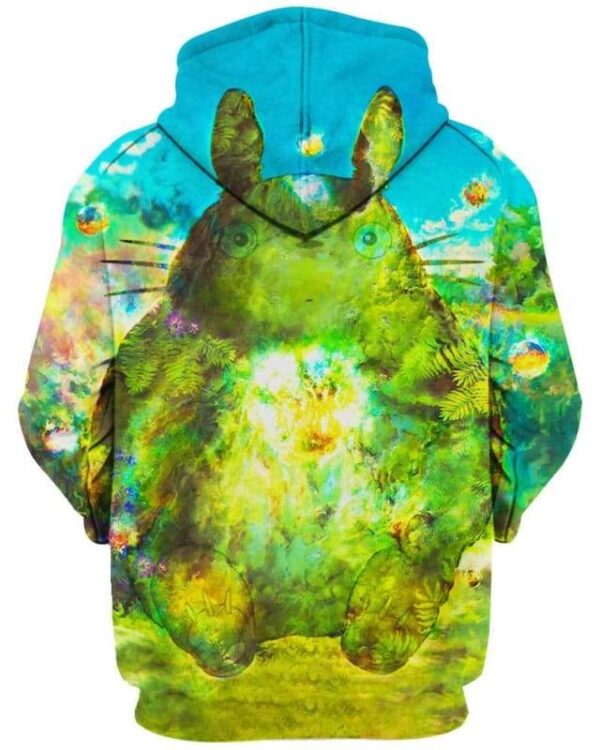 Colourful Totoro - All Over Apparel - www.secrettees.com