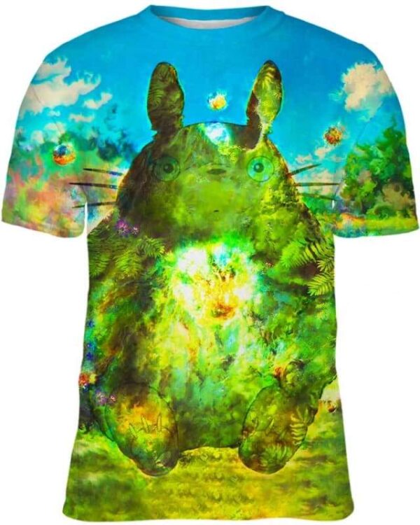 Colourful Totoro - All Over Apparel - Kid Tee / S - www.secrettees.com