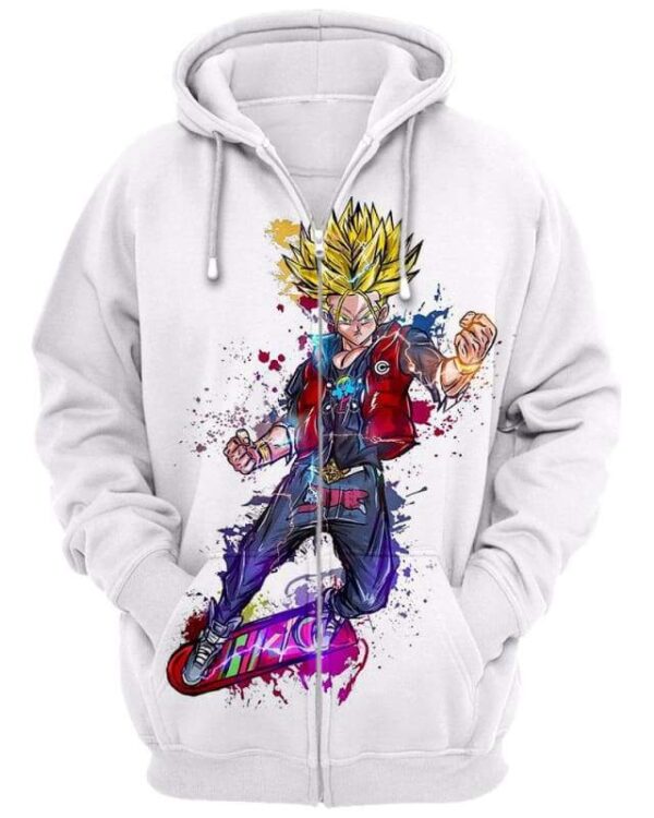 Cool Gangster - All Over Apparel - Zip Hoodie / S - www.secrettees.com