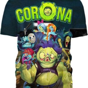 Corona Zombie - All Over Apparel - T-Shirt / S - www.secrettees.com