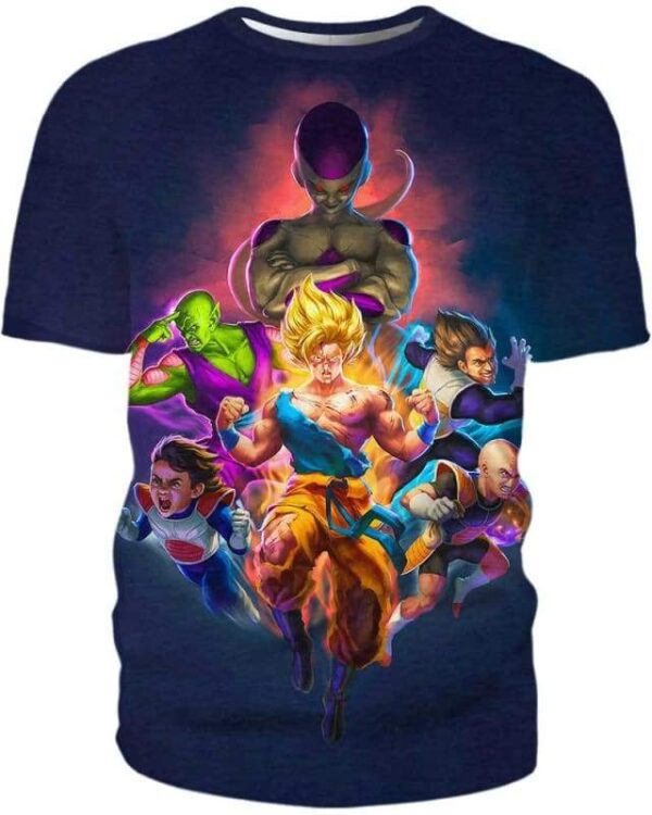 Cosmic Heroes - All Over Apparel - T-Shirt / S - www.secrettees.com