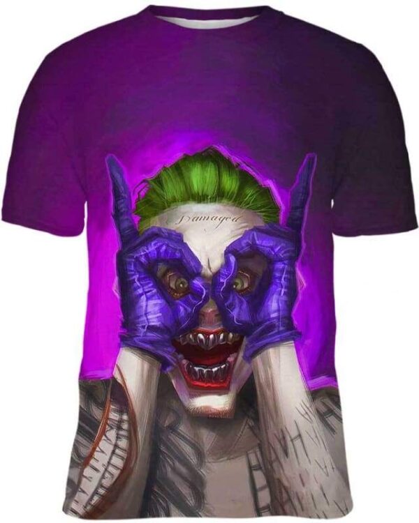 Crazy Joker Man - All Over Apparel - Kid Tee / S - www.secrettees.com