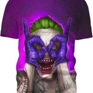 Crazy Joker Man - All Over Apparel - T-Shirt / S - www.secrettees.com