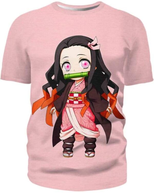 Cute Neko - All Over Apparel - T-Shirt / S - www.secrettees.com