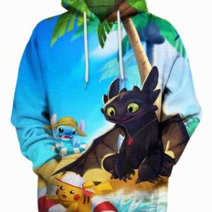 Cute Summer - All Over Apparel - Hoodie / S - www.secrettees.com