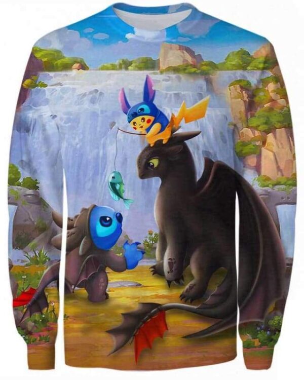 Cutie Joke - All Over Apparel - Sweatshirt / S - www.secrettees.com