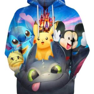 Cutie Selfie - All Over Apparel - Hoodie / S - www.secrettees.com