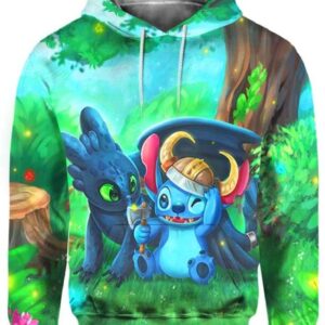 Cutie Viking - All Over Apparel - Hoodie / S - www.secrettees.com